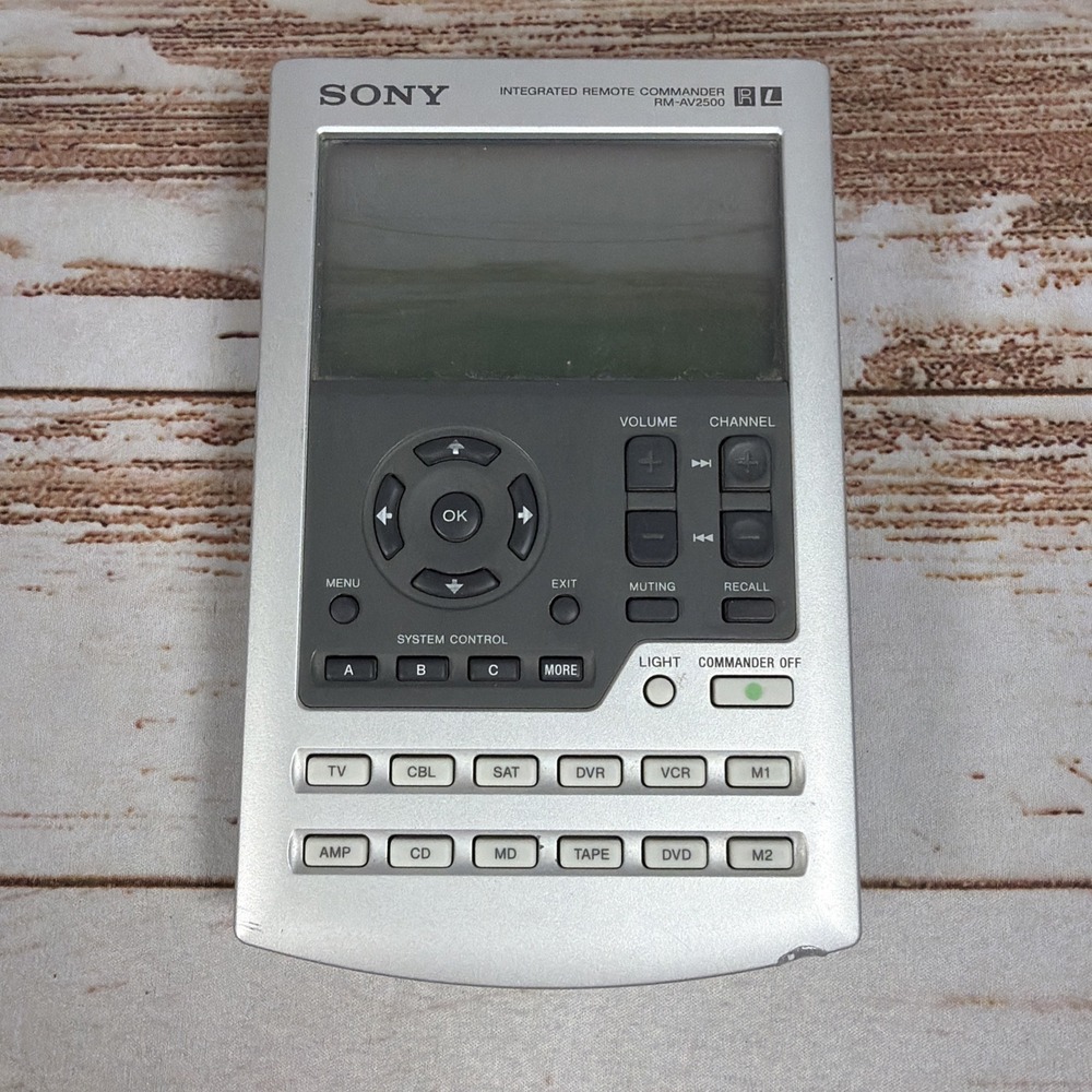 Sony RM-AV2500 Touch Screen Universal Remote Control Commander AS-IS Parts